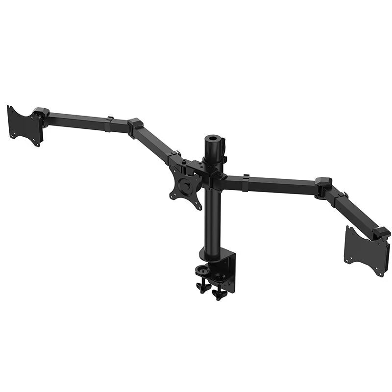 Triple Monitor Arms Full Motion Desktop Mount Stand Fit for Three LCD Screens Bracket Max Support 10KG per Arm MONITOR HOLDER