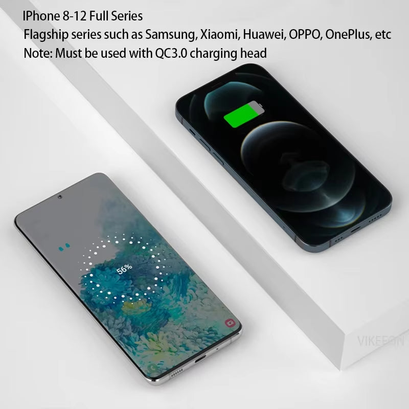 Invisible Wireless Charger 27Mm under Table Charger Furniture Fast Desk Wireless Charging Station for Iphone 15/14/13/12 Samsung