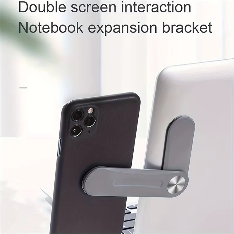 Magnetic Folding Holder Phone Stand Holder Dual Screen Extension Multi Screen Adjust Support Laptop Side Mount Bracket