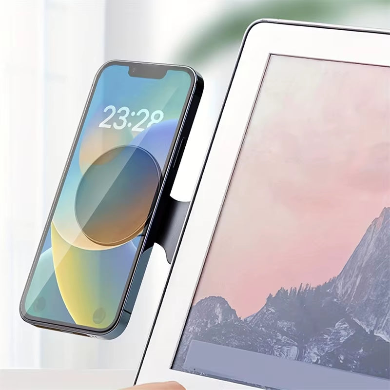 Magnetic Folding Holder Phone Stand Holder Dual Screen Extension Multi Screen Adjust Support Laptop Side Mount Bracket